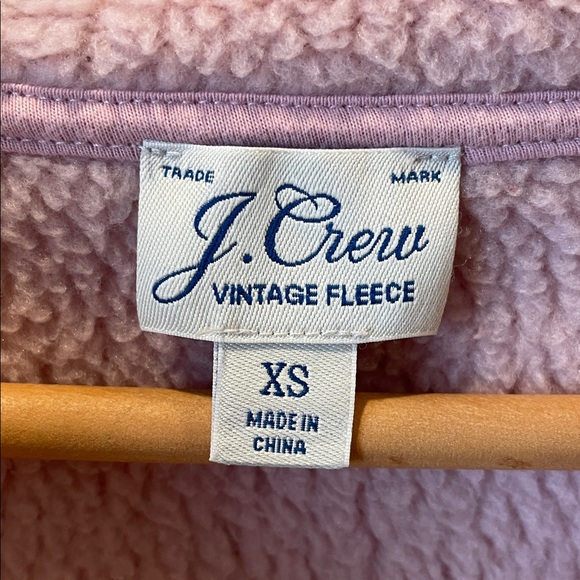 J. Crew Soft Pink Vintage Fleece - Picture 4 of 11